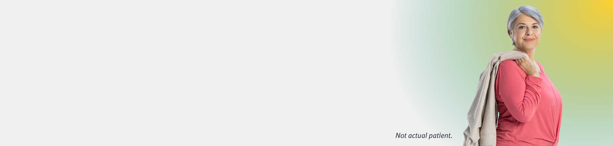 Mature woman smiling and posing