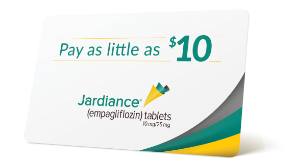 Pay as little as $10 for Jardiance