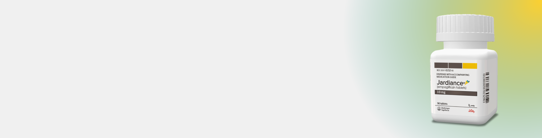 Jardiance 90 tablets banner